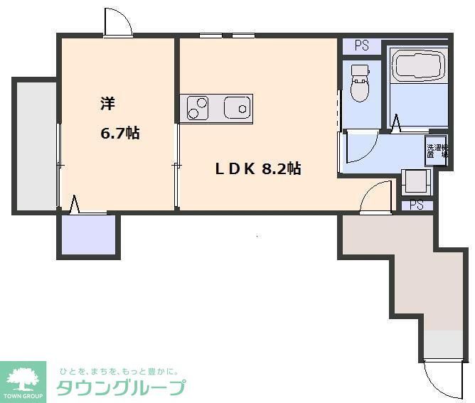 さいたま市緑区大字下野田のマンションの間取り