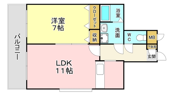 堺町センタービルの間取り