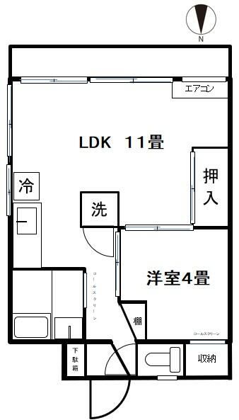 世田谷区松原のマンションの間取り