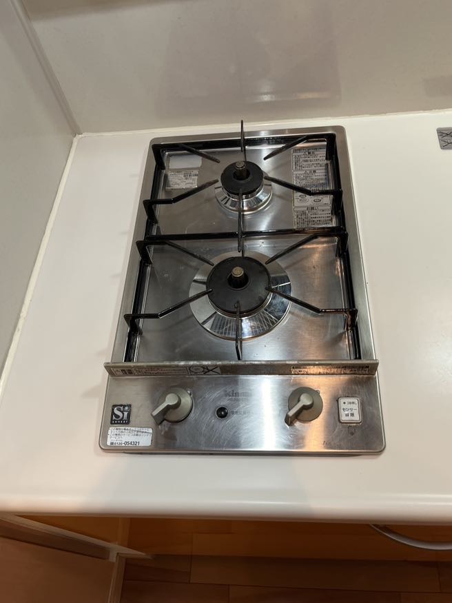 キッチン　ガス2口