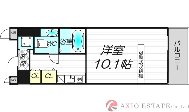 デュオン新大阪レジデンスの間取り