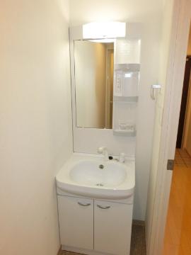 山崎第15マンション　洗面設備　洗面