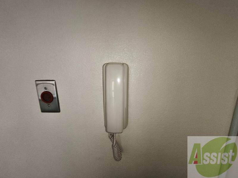 セキュリティ　インターホンです。来客者を確認できるので安心！