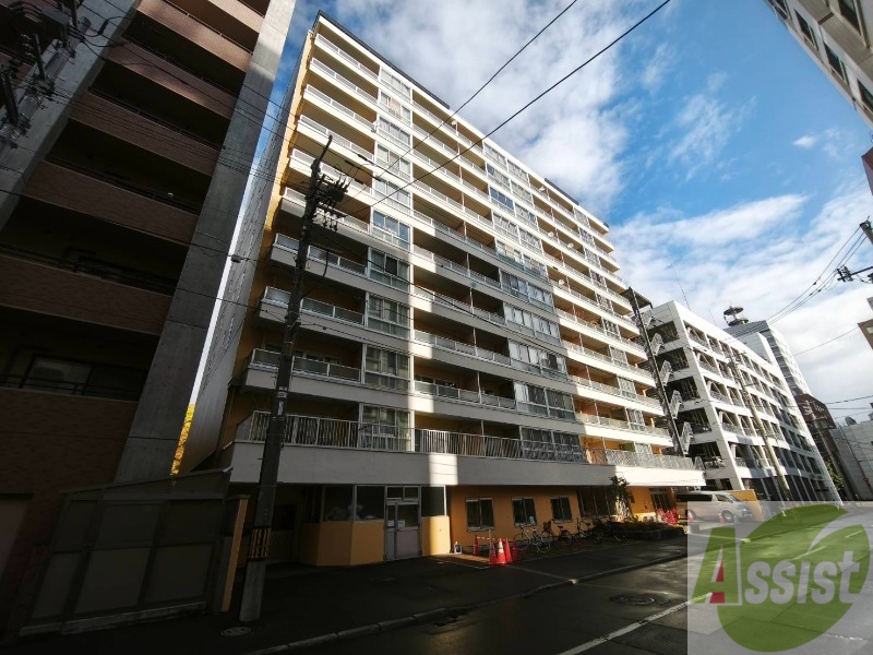 建物外観　札幌市中央区北１条「大通ハイム」