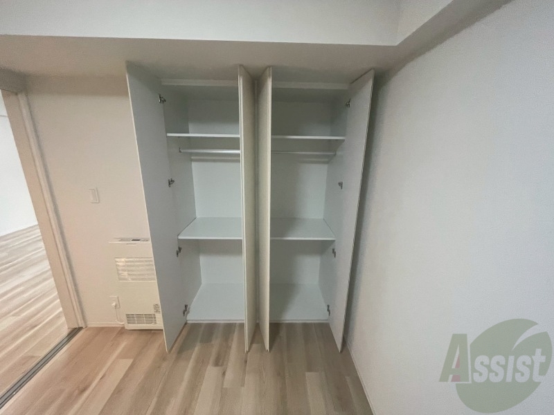 収納　収納もバッチリあるのでお部屋が片付きますよ！