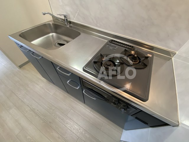 キッチン　ノースヴィレッジ壱番館　システムキッチン