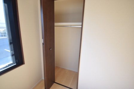 収納　クローゼット付きです