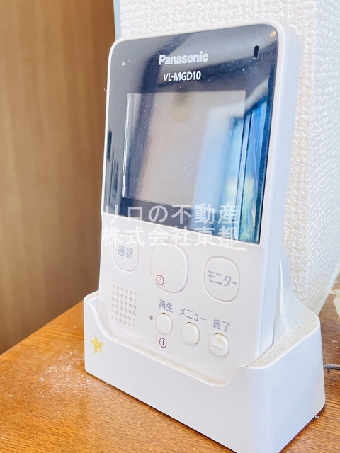 セキュリティ　訪問者が一目で分かるＴＶモニタ付インターホンです！