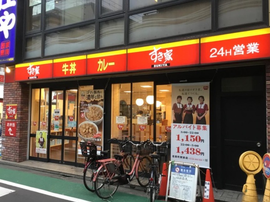飲食店　すき家荏原町駅前店（飲食店）まで574m