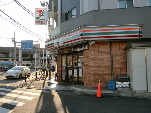 コンビニ　セブンイレブン　川崎武蔵中原駅北口店（コンビニ）まで408m