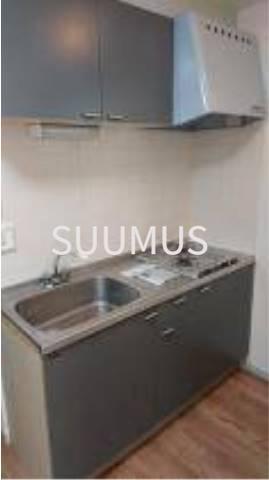 京王線 笹塚駅 徒歩3分 2階建 築28年のキッチン写真