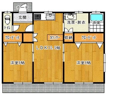 ヒルズ柳川の間取り写真