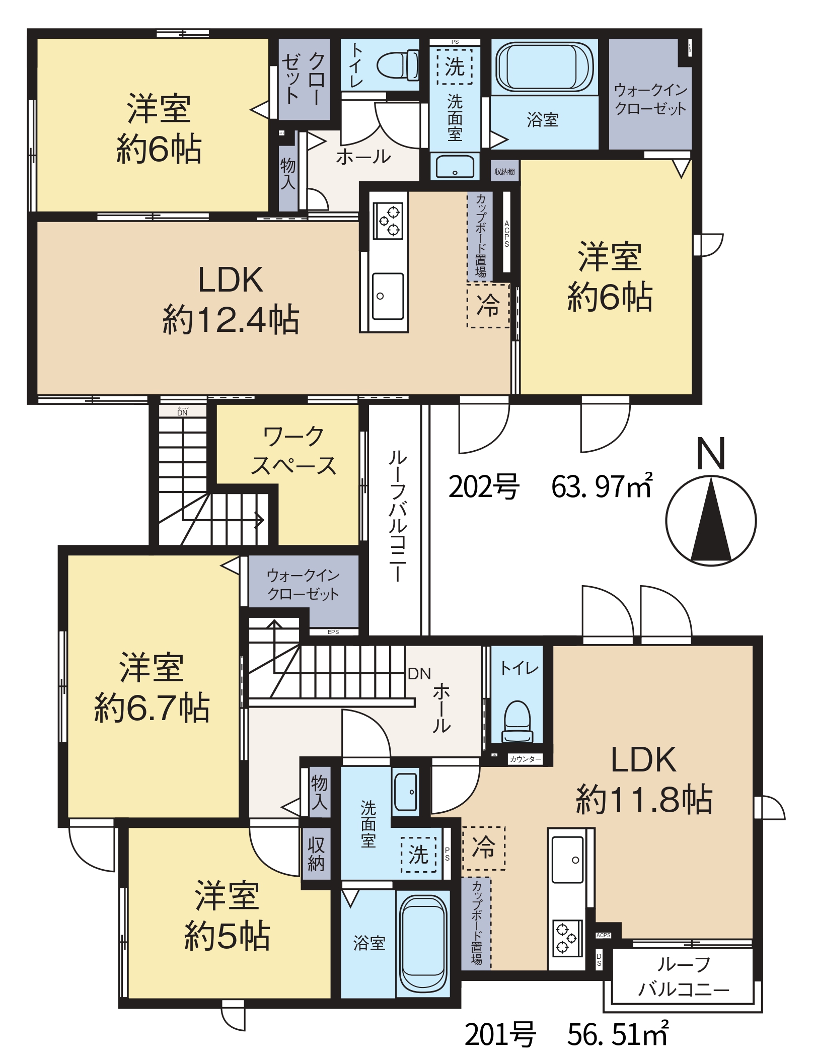 AUBEの間取り写真