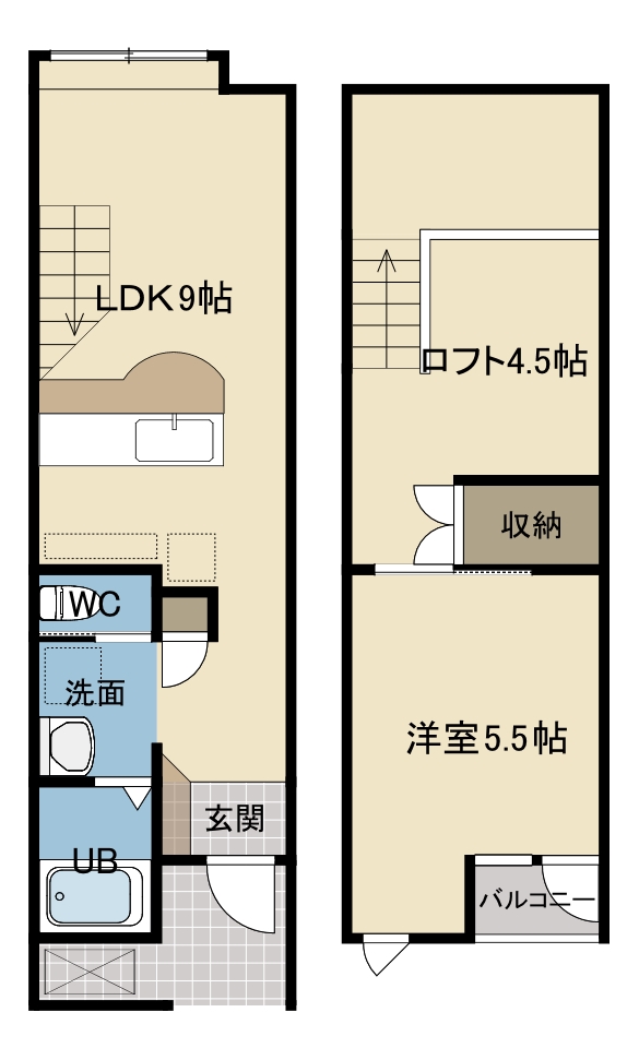 ブレアハウスの間取り