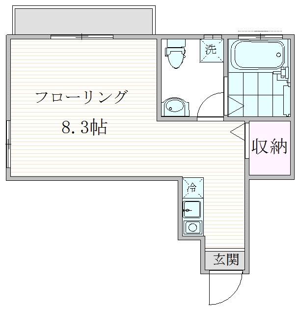 セボセボ町屋　B棟の間取り