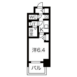 メイクス名駅南IIの間取り