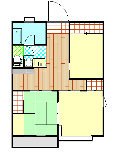 影山第二マンションの間取り