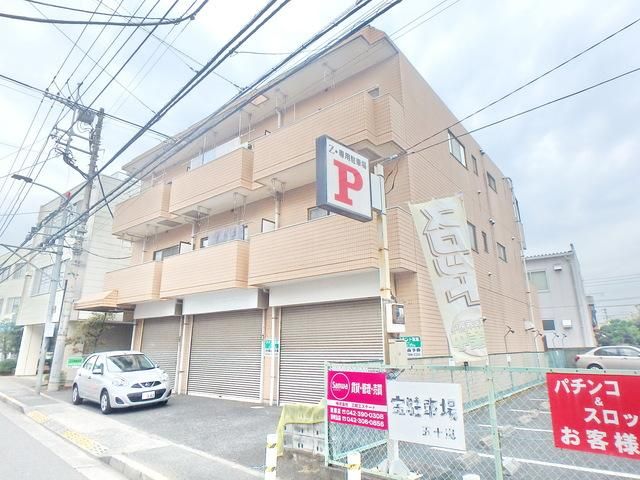 東大和市清水のマンションの建物外観