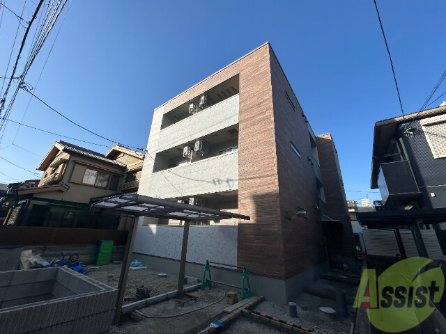 尼崎市神田中通のアパートの建物外観