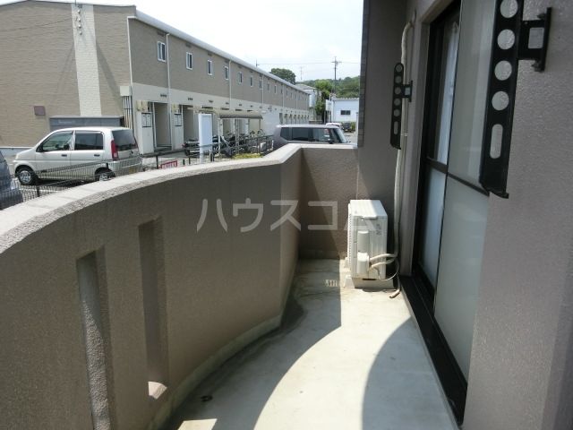 【四日市市河原田町のマンションのバルコニー】