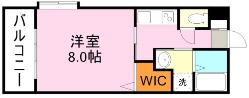 鹿児島市郡元のマンションの間取り