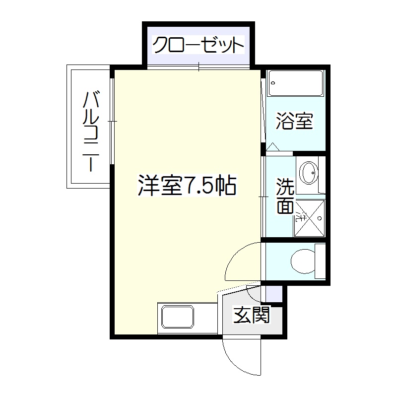 ルヴェル天保山の間取り