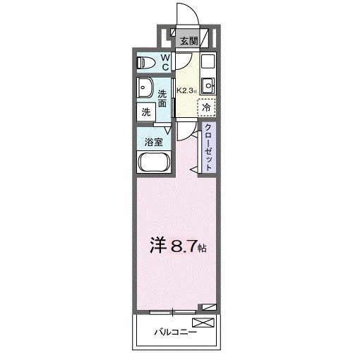 さいたま市緑区大字大門のアパートの間取り