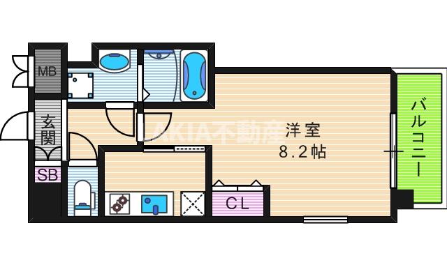 Front Field 天王寺の間取り