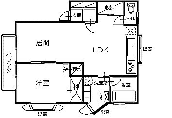 サンシャイン壱番館の間取り