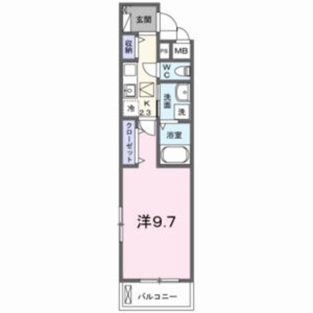 神戸市垂水区舞子台のアパートの間取り