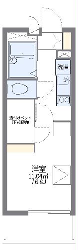 レオパレスアビタシオンの間取り