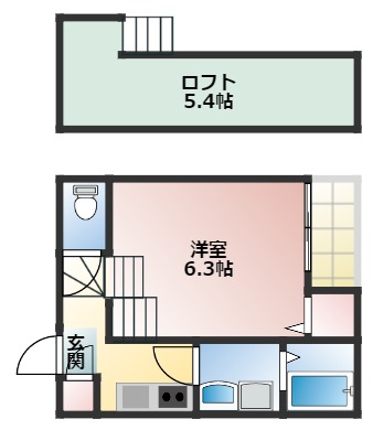 プリマベーラKの間取り