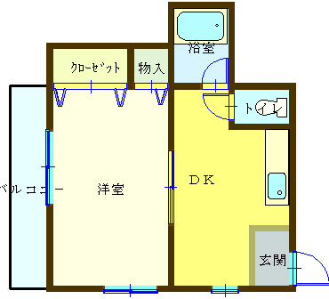 マンションフェリスの間取り