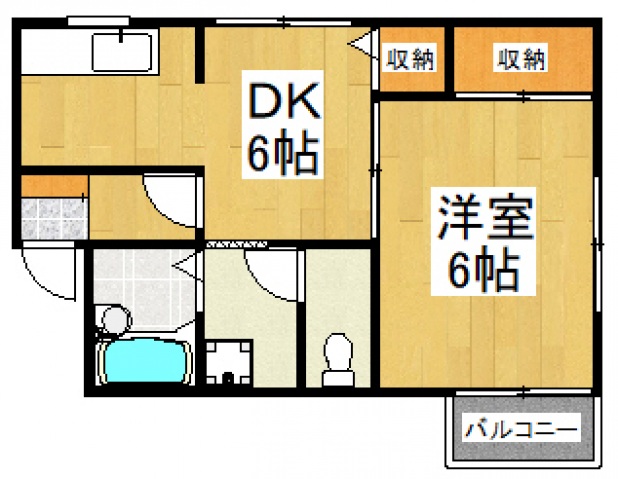 所沢市大字北秋津のマンションの間取り