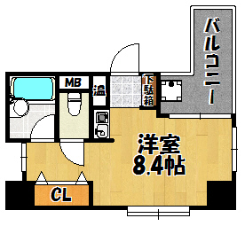 ＹＫハイツ西明石の間取り