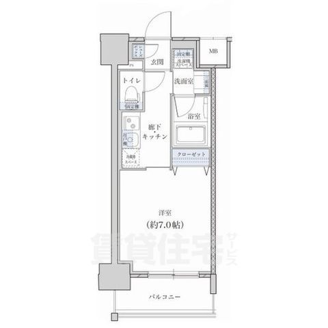 名古屋市中区平和のマンションの間取り