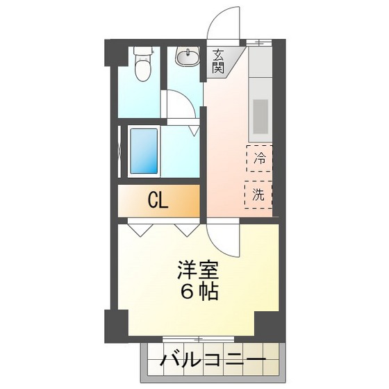 ビレッジハウス高花平４号棟の間取り