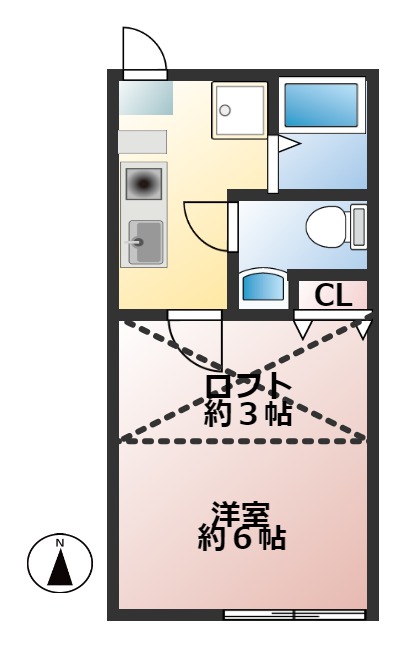 プルメリアの間取り