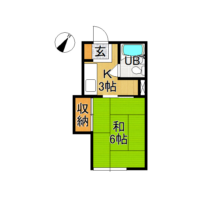 ハイネス松森Ｂの間取り