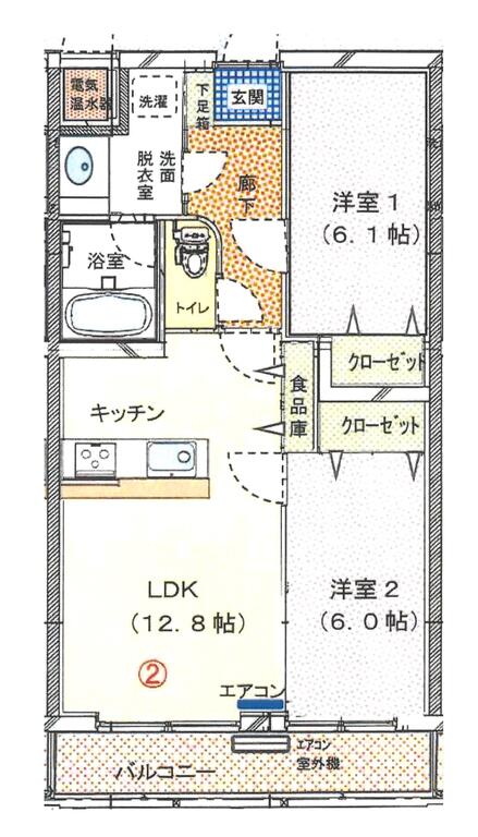 クレールマノワールの間取り