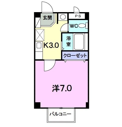 リバーサイド北島の間取り