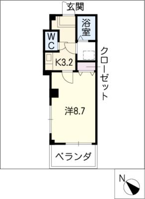 籠田レジデンスの間取り