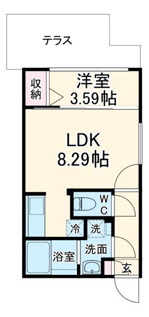 quador御器所NOIRの間取り