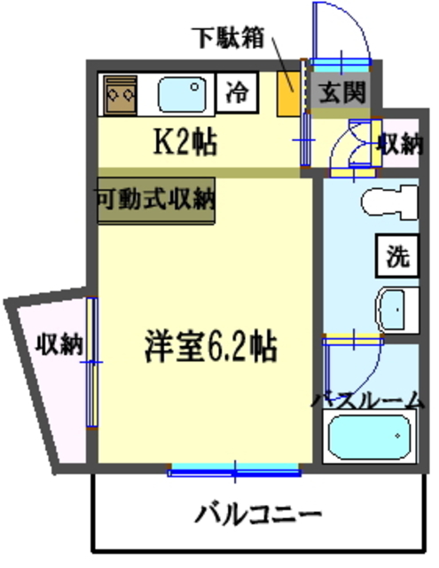 【ラ・メゾン・ド・ルーカの間取り】