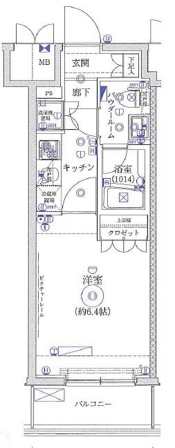 セジョリ横浜鶴見IIの間取り