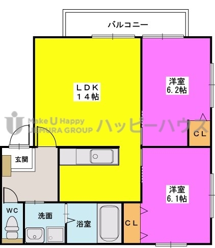 モンテリザイアの間取り