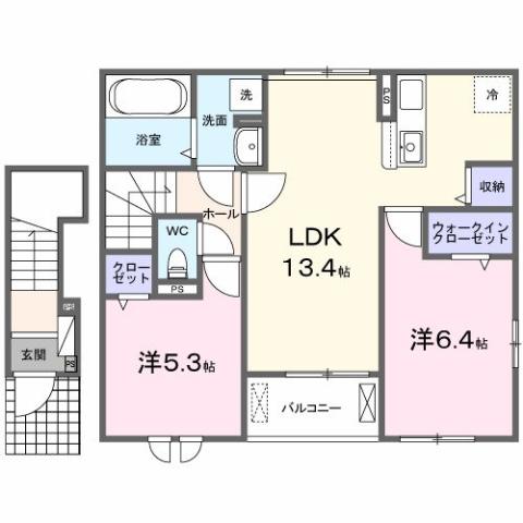 ヒカルサ伊勢小俣Iの間取り