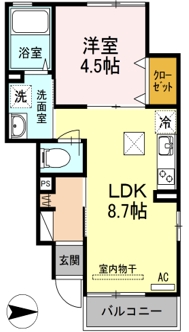 ブランシュ品川の間取り