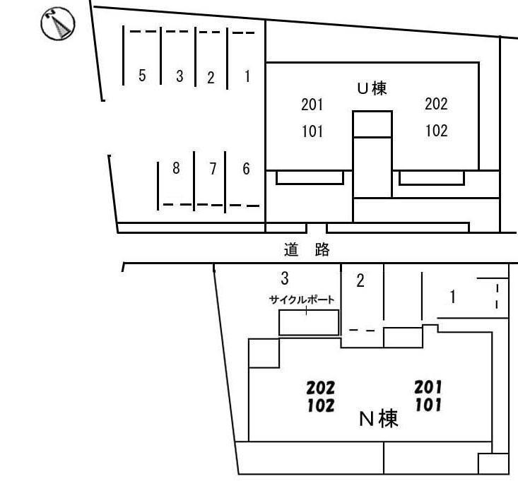 【サンハイツＳ　Ｎ棟のその他共有部分】