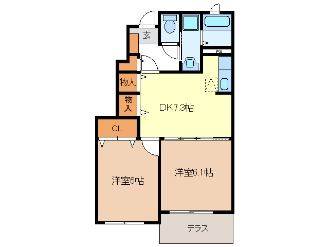 プルミエールの間取り